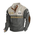 City-Friendly Car Men's Stand Up Collar Base Shirt CAR487 - Gray
