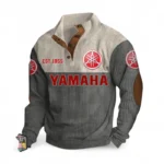 Road Motorcycle Men's Stand Up Collar Base Shirt CAR487 - Gray