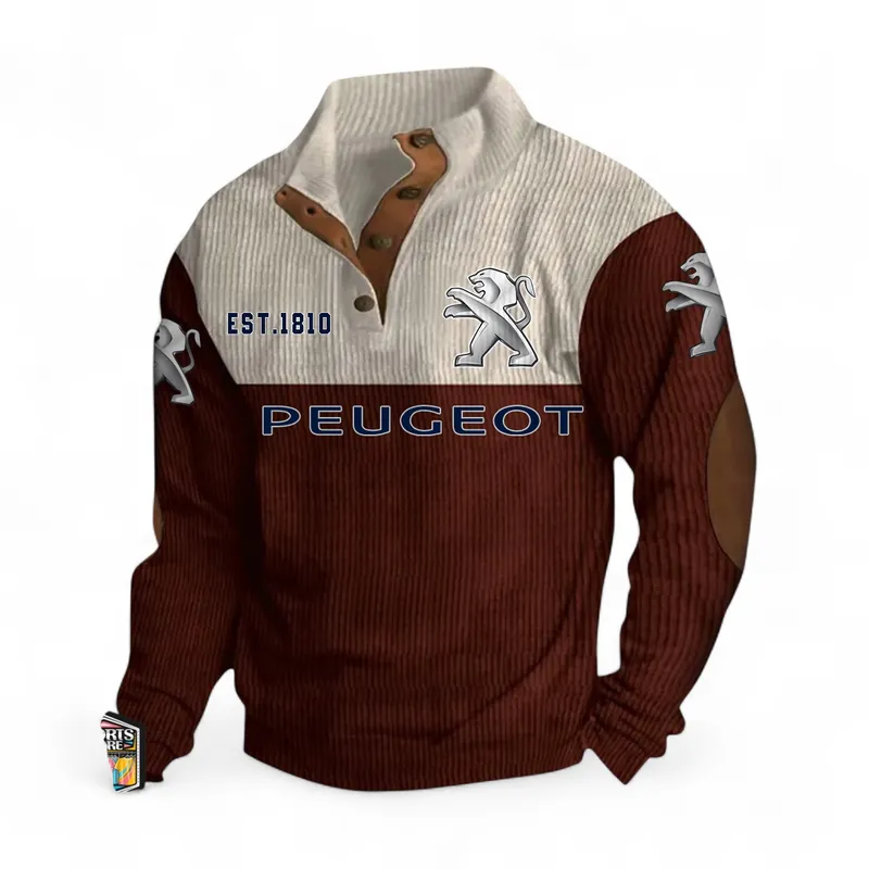 Urban Ride Men's Stand Up Collar Base Shirt CAR487 - Dark Red