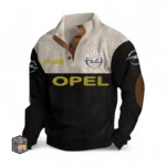 Mid-Size Auto Men's Stand Up Collar Base Shirt CAR487 - Black