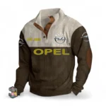 Daily Driver Men's Stand Up Collar Base Shirt CAR487 - Brown