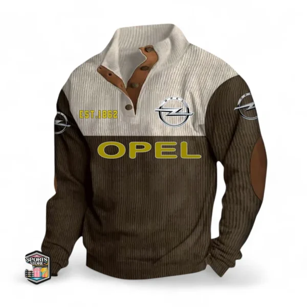 Daily Driver Men's Stand Up Collar Base Shirt CAR487 - Brown