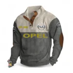 Urban Car Men's Stand Up Collar Base Shirt CAR487 - Gray