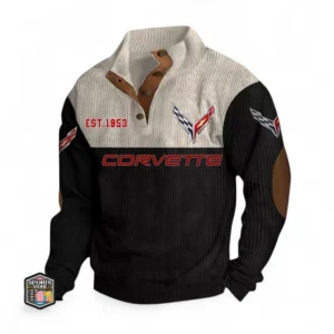 Sports Car Men's Stand Up Collar Base Shirt CAR487 - Black