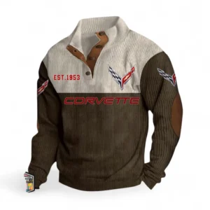 Performance Roadster Men's Stand Up Collar Base Shirt CAR487 - Brown