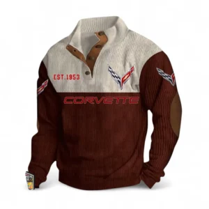 Track-Ready Ride Men's Stand Up Collar Base Shirt CAR487 - Dark Red