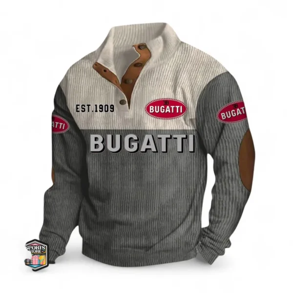 Prestige Coupe Men's Stand Up Collar Base Shirt CAR487 - Gray