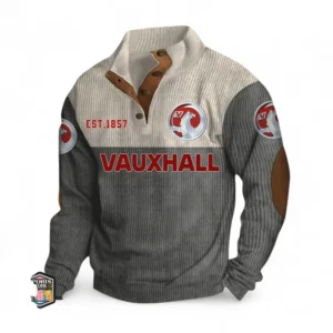 Small City Car Men's Stand Up Collar Base Shirt CAR487 - Gray