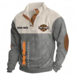 Retro Two-Wheeler Men's Stand Up Collar Base Shirt CAR488 - Gray
