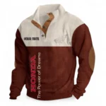 Adventure Motorbike Men's Stand Up Collar Base Shirt CAR488 - Dark Red