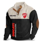 Agile Street Fighter Men's Stand Up Collar Base Shirt CAR488 - Black