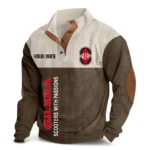 Speedy Commuter Men's Stand Up Collar Base Shirt CAR488 - Brown