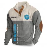 Chic Scooter Men's Stand Up Collar Base Shirt CAR488 - Gray