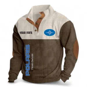 Trail Explorer Men's Stand Up Collar Base Shirt CAR488 - Brown