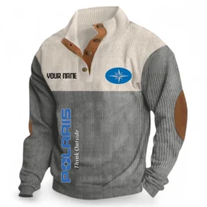 Adventure ATV Men's Stand Up Collar Base Shirt CAR488 - Gray