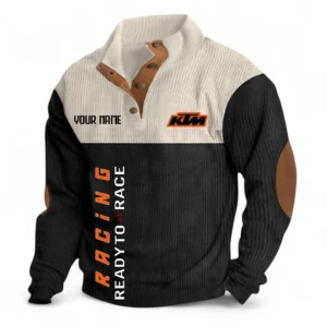 Outdoor Racing Motorcycle Men's Stand Up Collar Base Shirt CAR488 - Black