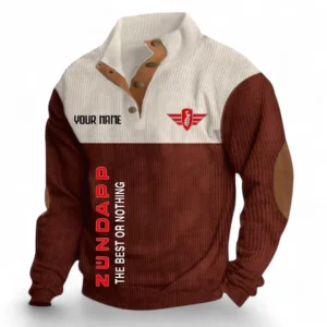 Collector’s Bike Men's Stand Up Collar Base Shirt CAR488 - Dark Red