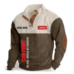 Speedy Commuter Men's Stand Up Collar Base Shirt CAR488 - Brown
