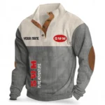 Performance Trail Bike Men's Stand Up Collar Base Shirt CAR488 - Gray