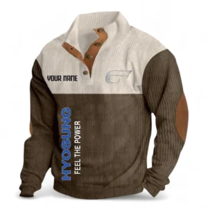 Dual-Sport Ride Men's Stand Up Collar Base Shirt CAR488 - Brown