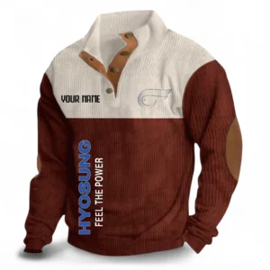 Everyday Motorbike Men's Stand Up Collar Base Shirt CAR488 - Dark Red