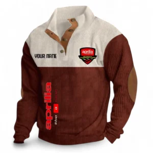 Two-Wheeler Men's Stand Up Collar Base Shirt CAR488 - Dark Red