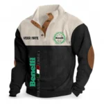 Street Motorcycle Men's Stand Up Collar Base Shirt CAR488 - Black