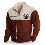 Sport ATV Men's Stand Up Collar Base Shirt CAR488 - Dark Red