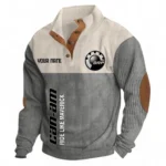 All-Terrain Rider Men's Stand Up Collar Base Shirt CAR488 - Gray