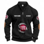 Practical City Car Half Zipper Corduroy Sweatshirt CAR491 - Black