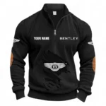 Elite Luxury Ride Half Zipper Corduroy Sweatshirt CAR491 - Black