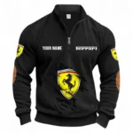 Performance GT Half Zipper Corduroy Sweatshirt CAR491 - Black