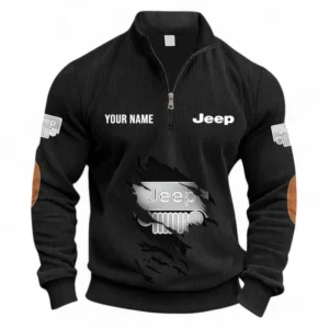 All-Terrain Utility Ride Half Zipper Corduroy Sweatshirt CAR491 - Black