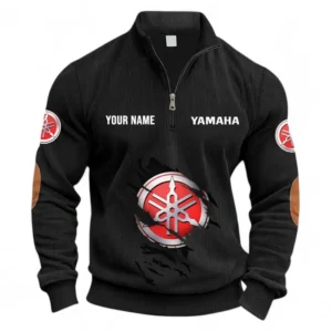 Performance Bike Half Zipper Corduroy Sweatshirt CAR491 - Black