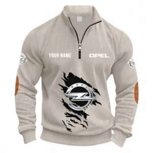 Everyday Ride Half Zipper Corduroy Sweatshirt CAR491 - Apricot