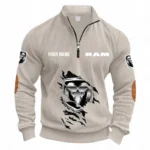 Utility Vehicle Company Half Zipper Corduroy Sweatshirt CAR491 - Apricot