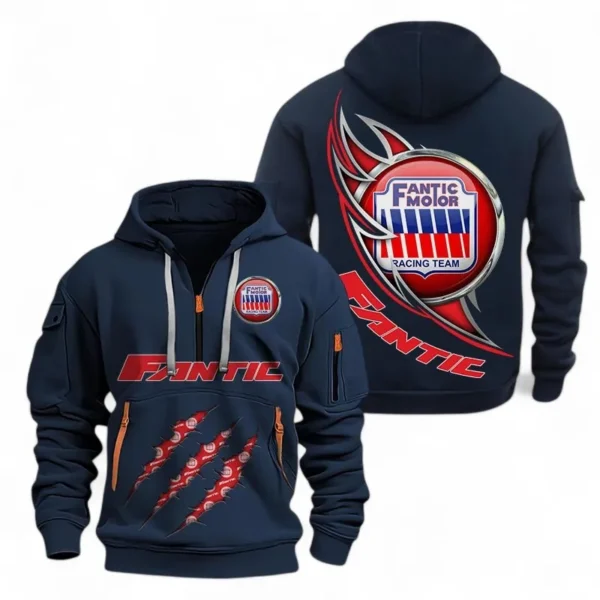 Exclusive Logo Hoodie Half Zipper For Agile Ride Enthusiasts, Gift For Agile Ride Fans CAR500 - Navy