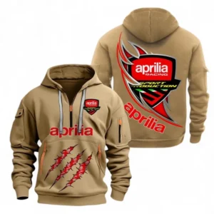 Hoodie Half Zipper Exclusive Logo Gift For Retro Ride Enthusiasts CAR500 - Khaki