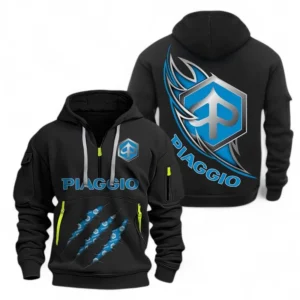 Agile Street Rider Hoodie Half Zipper, Exclusive Logo Hoodie For Agile Street Rider Enthusiasts CAR500 - Black