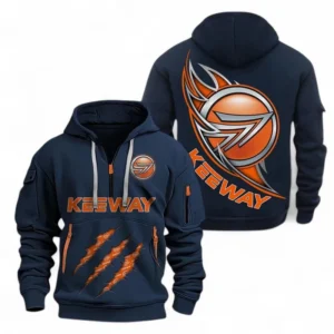 Exclusive Logo Hoodie Half Zipper For Rider-Friendly Bike Enthusiasts, Gift For Rider-Friendly Bike Fans CAR500 - Navy