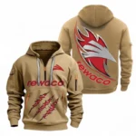 Performance Trike Hoodie Half Zipper, All Over Print Hoodie Gift For Performance Trike Enthusiasts CAR500 - Khaki
