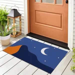 Night Desert and Moon Entrance Door Mat CLE01090425203