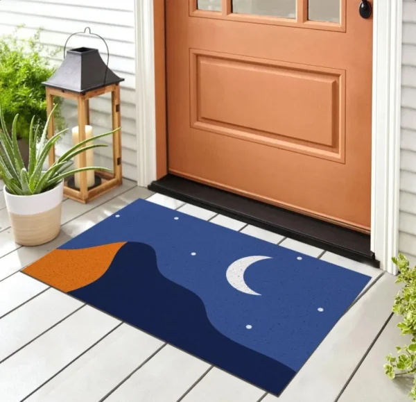 Night Desert and Moon Entrance Door Mat CLE01090425203