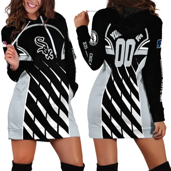 Eternal Fan Devotion Hoodie Dress Custom Name, Essential Women's Hoodie Dress PTHDD000MLB091825CWS