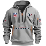 Urban Streetwear Hoodie, Half-Zip with Exclusive Logo DNFL13 - Grey