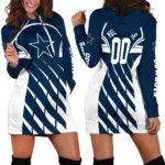 Match Day Stars Hoodie Dress Women, Limited Edition Hoodie Dress PTHDDDC00