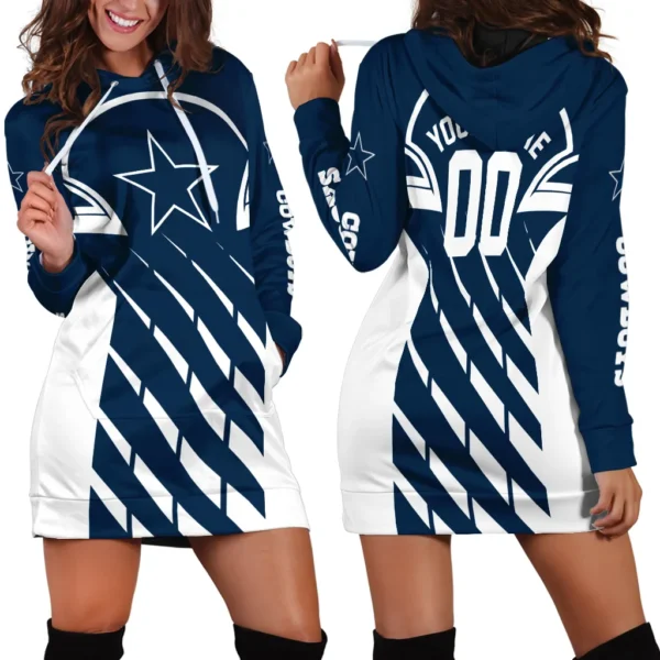 Match Day Stars Hoodie Dress Women, Limited Edition Hoodie Dress PTHDDDC00