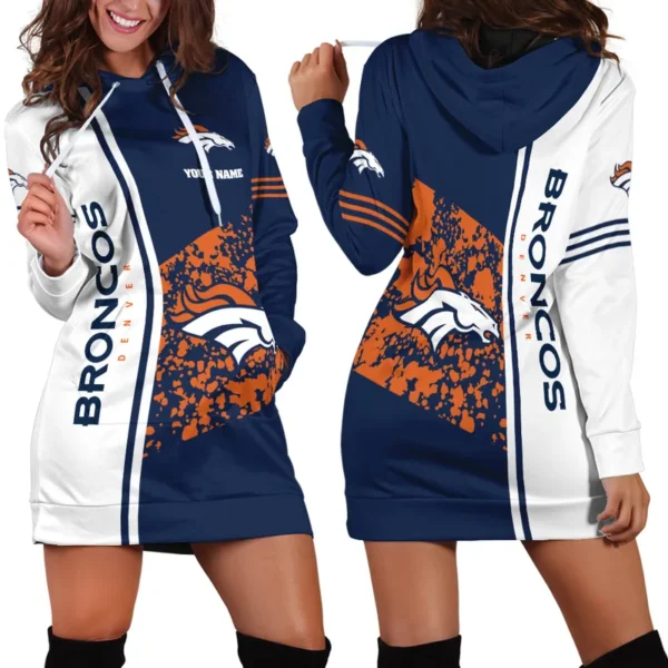 Fan Stampede Squad Hoodie Dress For Women, Lifestyle Women's Hoodie Dress PTHDDDB01