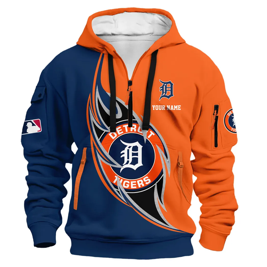 Always with Passion Hoodie Half Zip 3D Print, Game Time Hoodie PTHDF000MLB091625DT