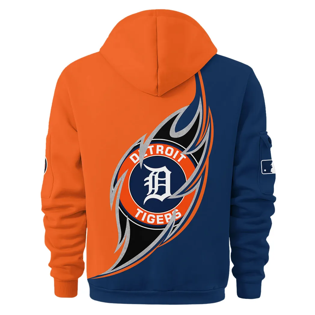 Always with Passion Hoodie Half Zip 3D Print, Game Time Hoodie PTHDF000MLB091625DT - Image 2